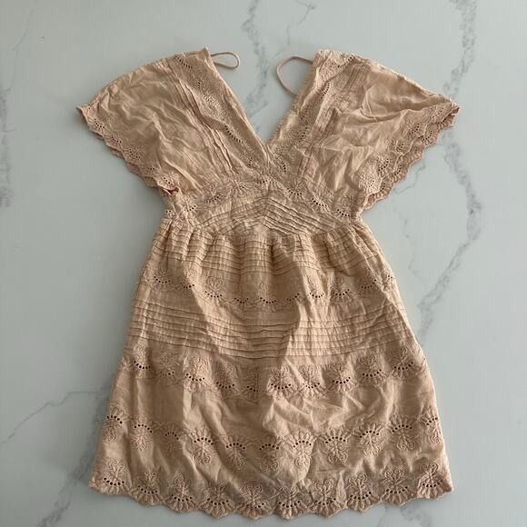 Amuse Society Moonrise Dress in Almond Cream Size Small - Picture 4 of 10